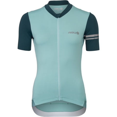 AGU Colorblock Fietsshirt Performance Dames - Groen - XL