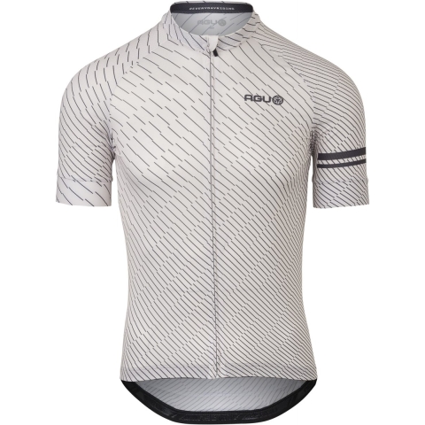 AGU Chippie Lines Fietsshirt Essential Heren - Wit - S