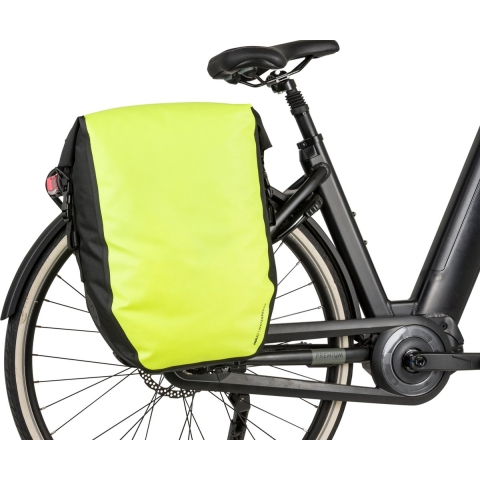 AGU Clean Enkele Fietstas Shelter Click&apos;nGo Large - Geel - Waterdicht