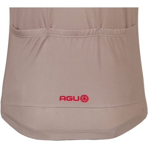 AGU Stripes Fietsshirt Essential Heren - Bond greige - L