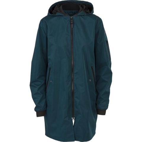 AGU Long Bomber Regenjas Urban Outdoor Dames - Groen - XS - Waterdicht