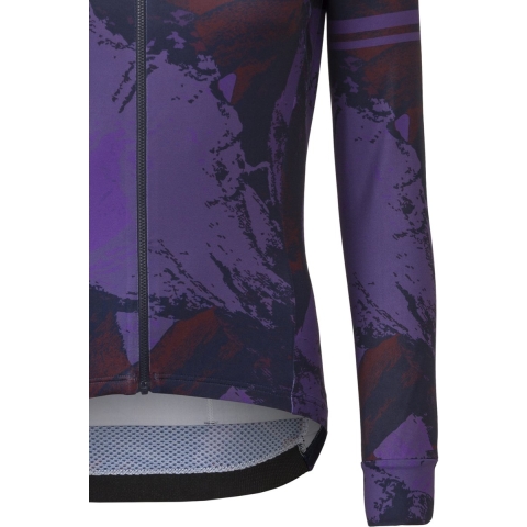 AGU Flower Fietsshirt Lange Mouwen Performance Dames - Paars - M