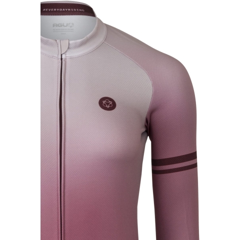 AGU Gradient Fietsshirt Lange Mouwen Essential Dames - Roze - S