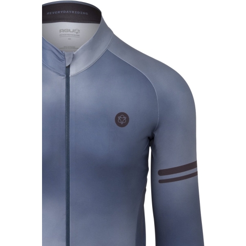 AGU Gradient Fietsshirt Lange Mouwen Performance Heren - Blauw - XXL