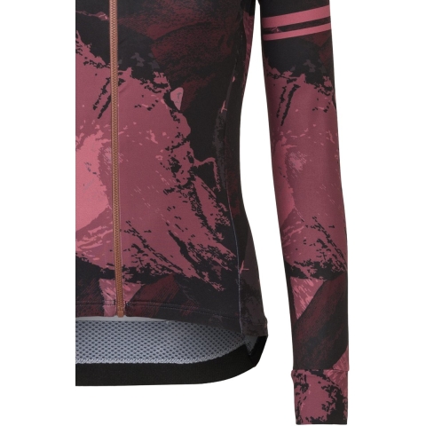 AGU Flower Fietsshirt Lange Mouwen Performance Dames - Roze - S