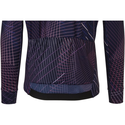AGU Nocturnal Lines Fietsshirt Lange Mouwen Performance Heren - Paars - S
