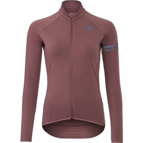 AGU Thermo Fietsshirt Lange Mouwen Essential Dames - Paars - L