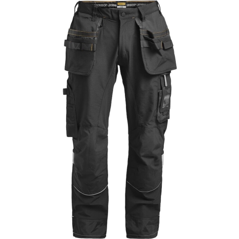 Jobman 2191 Werkbroek Stretch - Maat 56 - Zwart/Wit