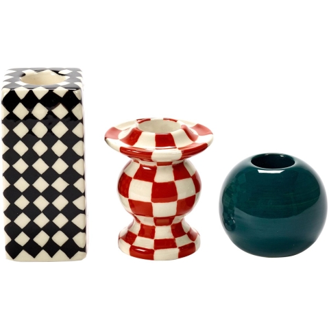 Serax Les Objets Mouleversants By Wouters&Hendrix Kandelaar Set Van 3
