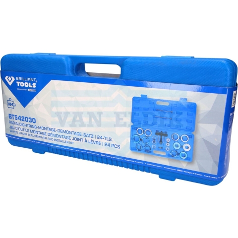 Brilliant Tools BT542030 Montage-demontage-set voor radiale afdichtingsring, 24-delig