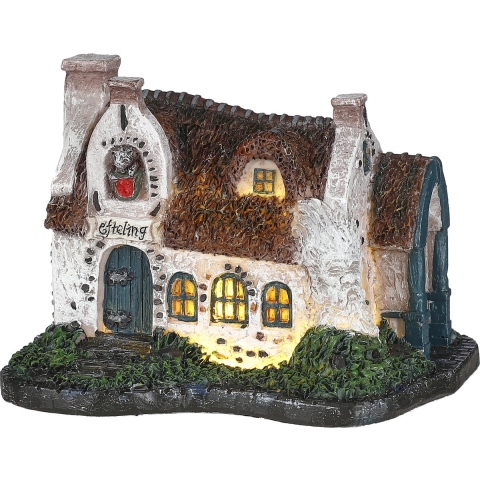 Huis van de Zeven geitjes werkt op batterijen - l10xw8xh7cm - Luville