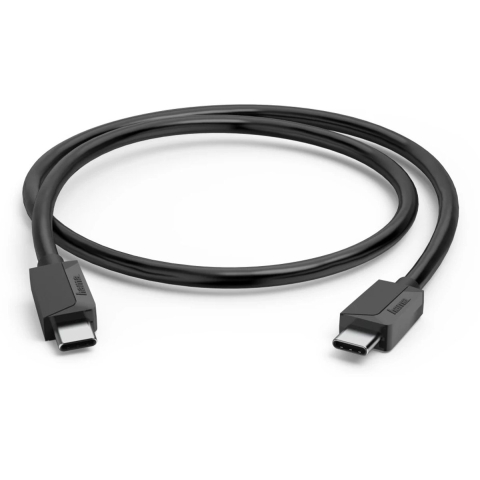 Hama USB C Kabel E-Marker USB 3.2 GEN2 10 Gbit/s 5 A 100W 200 cm Zwart
