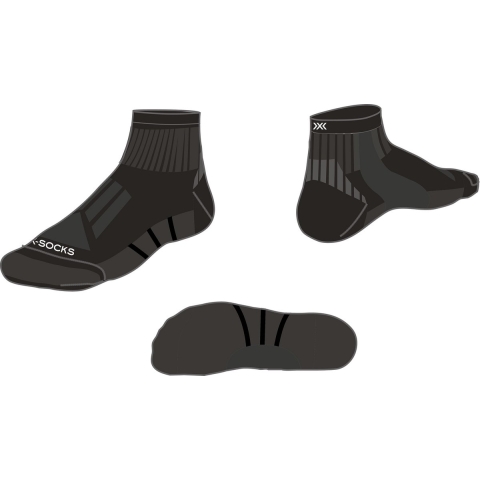 X-SOCKS Core Sport Light Ankle fietssokken, voor heren, Maat XL, Wielrenkleding
