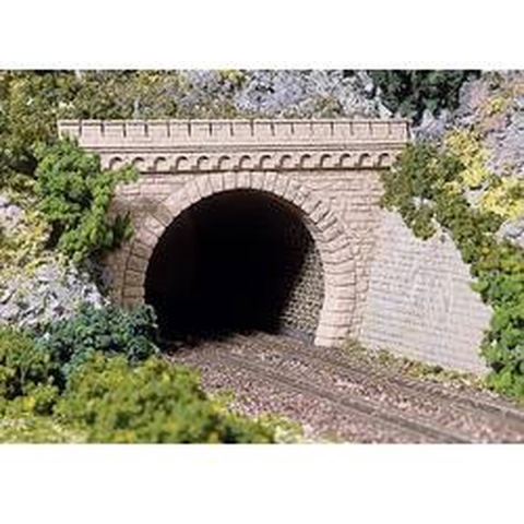 Auhagen 41 587 H0 Tunnelportaal 2-sporig Kunststof model