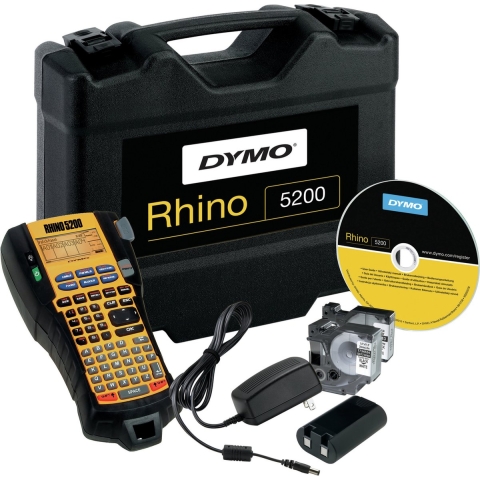 DYMO RHINO 5200 Kit Labelmaker Geschikt voor labels: IND 6 mm, 9 mm, 12 mm, 19 mm