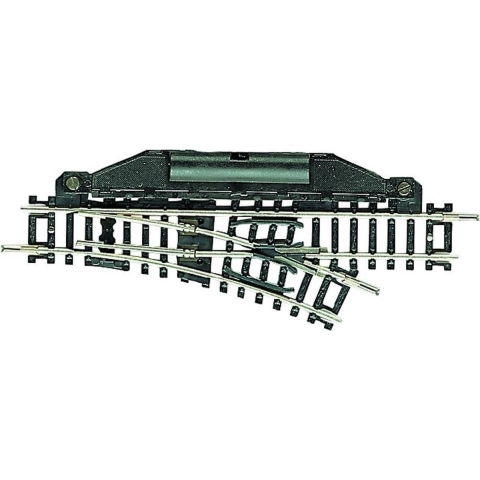 N Fleischmann rails (zonder ballastbed) 22255 Wissel, Rechts 104.2 mm 24 ° 194.6 mm 1 stuk(s)