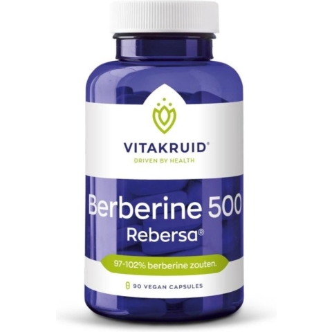Vitakruid Berberine 500 Rebersa® 97-102% berberine zouten 90