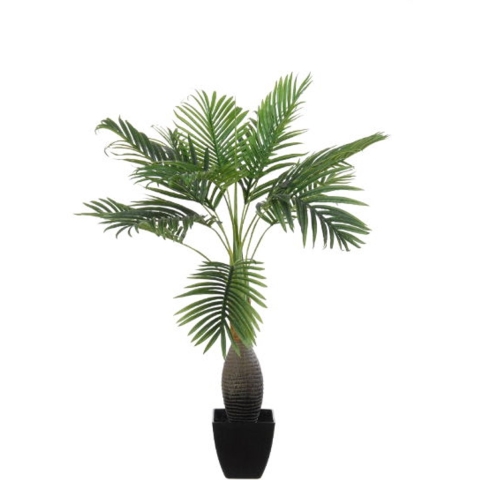 Kentia palm h100 cm p groen zijde nepbloem - Louis maes