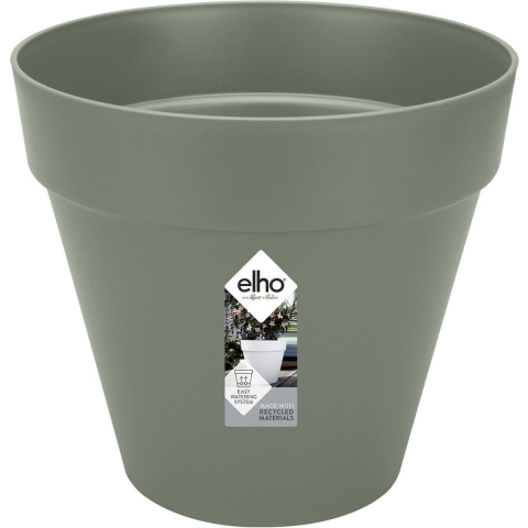 Loft urban rond 30cm pistachegroen bloempot elho - Elho
