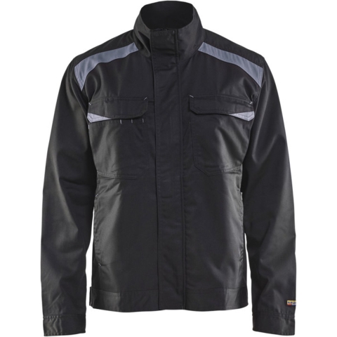 Blåkläder Industriejack. Ongevoerd 40541210 | Zwart/Grijs | Maat 3XL - 7330509357538