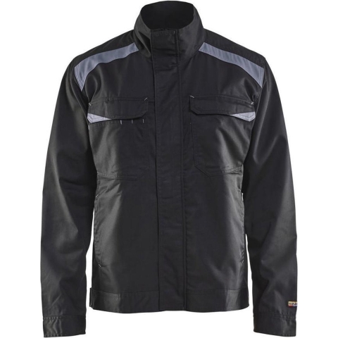 Blåkläder Industriejack. Ongevoerd 40541800 | Zwart/Grijs | Maat 3XL - 7330509383995