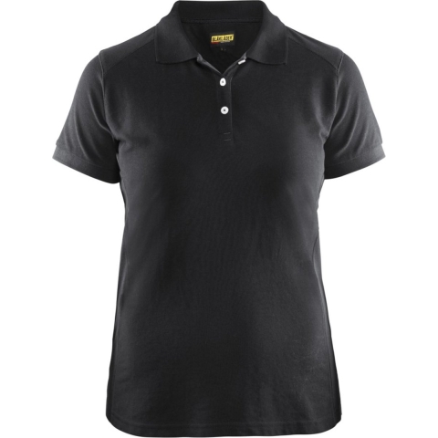 Blåkläder Dames poloshirt piqué 33901050 | Zwart | Maat S - 7330509479513