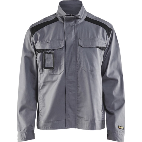 Blåkläder Industriejack. Ongevoerd 40541800 | Grijs/Zwart | Maat XXL - 7330509472866