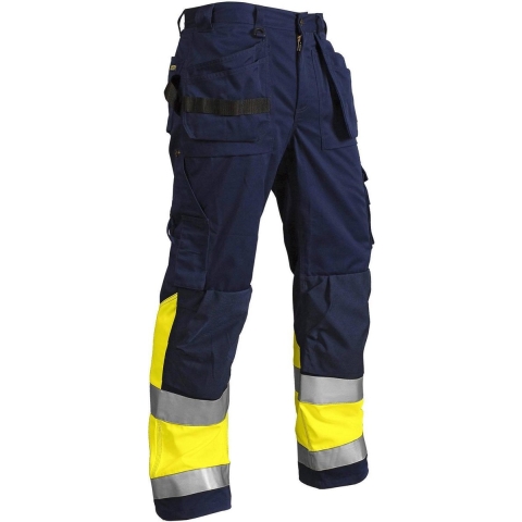 Blåkläder Werkbroek High-Vis 15291370 | Marine/High-Vis Geel | Maat 58 - 7330509291597