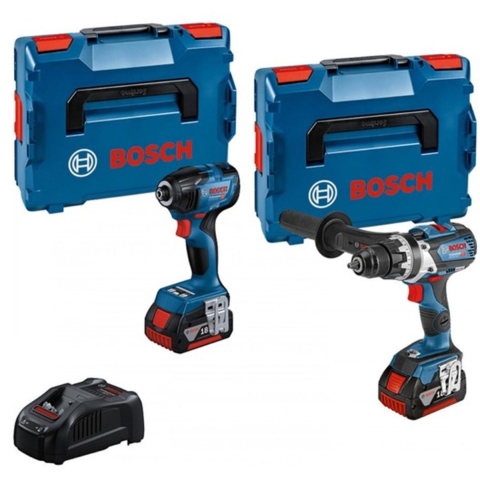 Bosch Professional Accu Combiset 2-delig (GSR 18V-110C + GDR 18V-210C) 18V 5.0Ah in L-Boxx - 0615990N2W