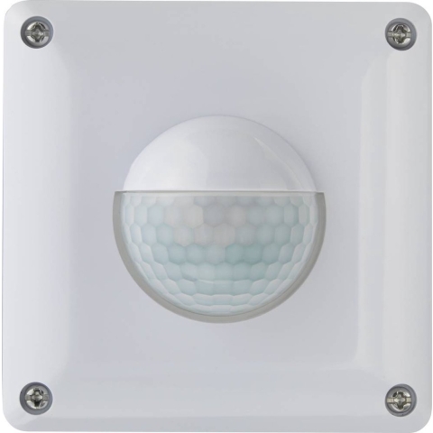 Sygonix SY-4755364 PIR-bewegingsmelder Wand, Inbouw (in muur) 190 ° Triac Wit IP65