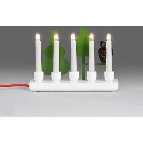 Konstsmide 2561-219TR Kerstboog Uil Helder Gloeilamp Wit