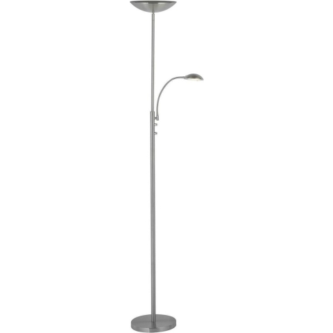 Brilliant Rosanna LED-uplight met leeslamp LED 18 W Energielabel: E (A - G) IJzer