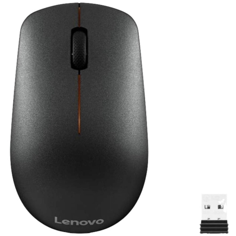 Lenovo 400 Muis Draadloos, Radiografisch Optisch Zwart 3 Toetsen 1200 dpi