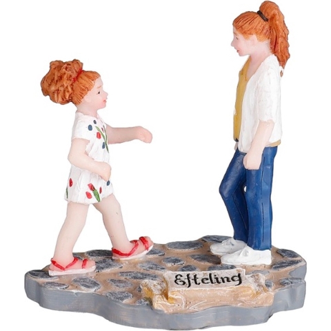 Efteling -bezoekers: Waar gaan we nu heen?' - l6xb4,5xh6,5cm' - Luville