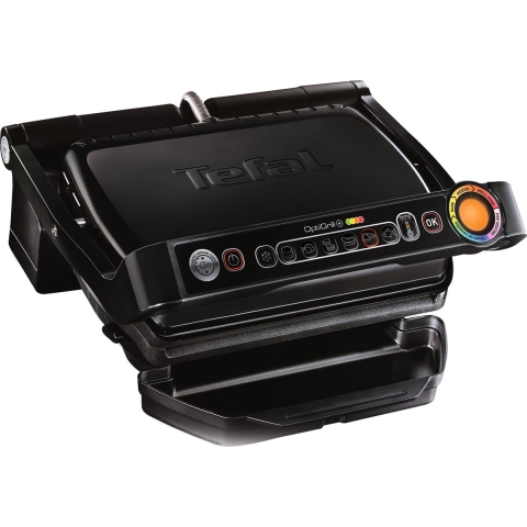 Elektrische grill Tefal OptiGrill+ Black GC712834