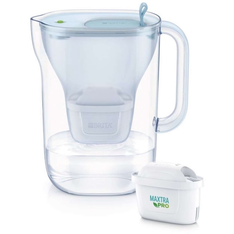 BRITA Style eco 2.4 L blauw Waterfilterkan + Maxtra PRO All-in-1 cartridge