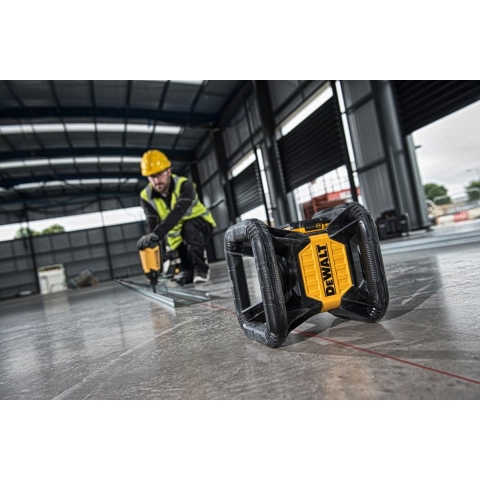 DeWALT DCE079D1R 18V Rotatie Laser Set Incl. Ontvanger In Koffer - Rood - 76m - IP67