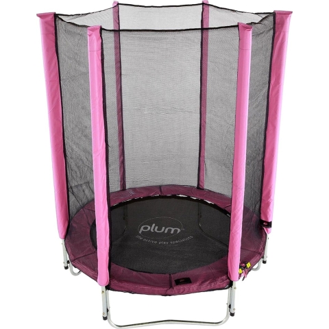 Plum Junior - Trampoline met veiligheidsnet - 4ft - Roze