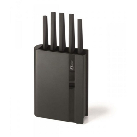 Richardson Sheffield - Edge Black 5-delige Messenset met Messenblok