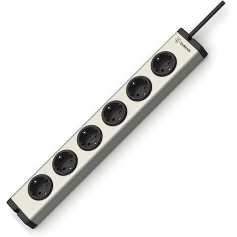 Ehmann 0600x00062031 Stekkerdoos 6-voudig Aluminium Randaarde stekker 1 stuk(s)