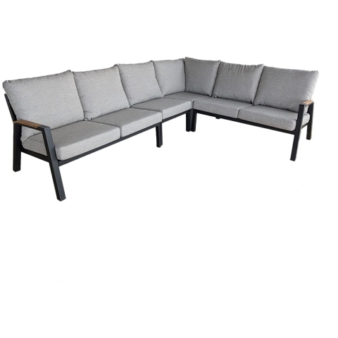 Alzano Hoek Loungebank Antraciet - Trestino
