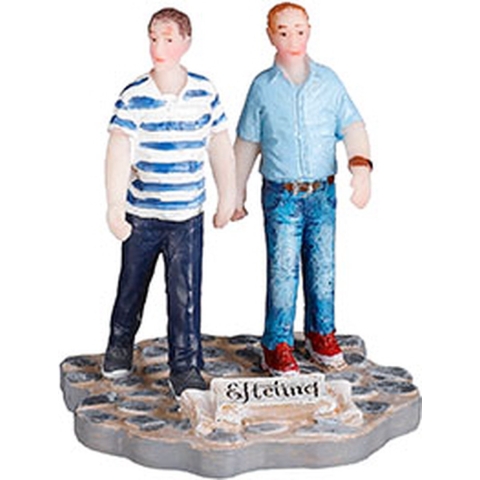 Efteling -bezoekers: Wandelen in het park - l5,5xb5,5xh6,5cm - Luville