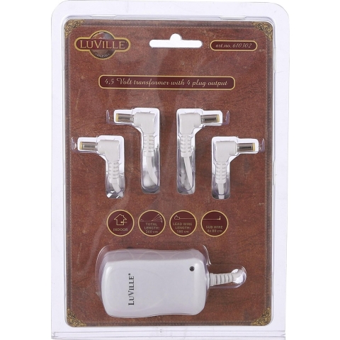 Switch adaptor 4,5V - 4x plug out - Luville