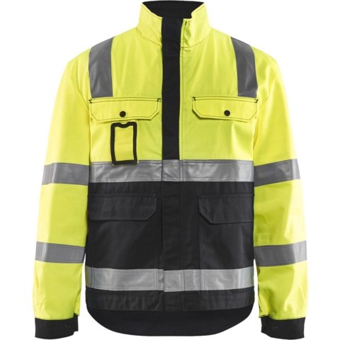 Blåkläder Jack, ongevoerd High-Vis 40231804 | High-Vis Geel/Zwart | Maat 3XL - 7330509347034