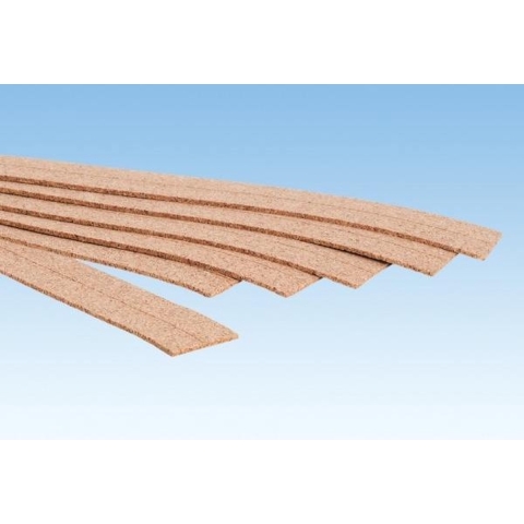 NOCH 50492 N, H0e Kurkbedding (l x b x h) 500 x 28 x 2 mm