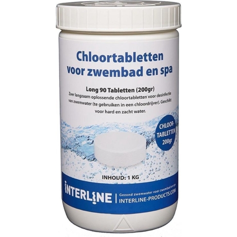 Interline Chloortabletten 1 kg (200 gram)