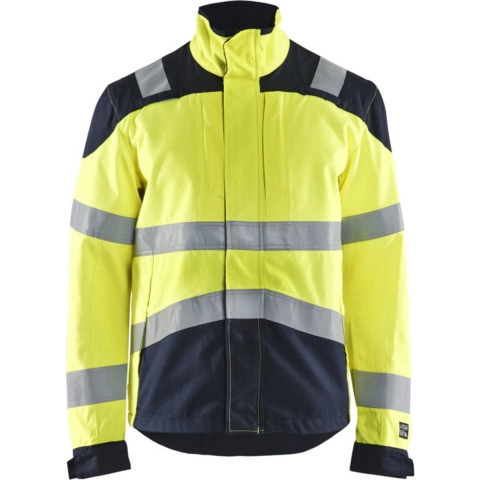 Blåkläder Multinorm jack Inherent 40891512 | High-Vis Geel/Marineblauw | Maat 3XL - 7330509625910
