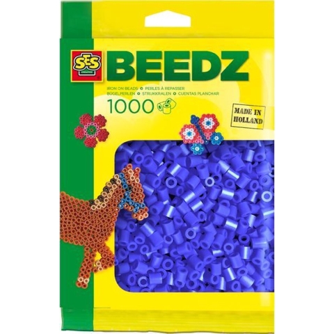 SES Beedz - Strijkkralen - Donkerblauw - 1000 stuks - PVC vrij