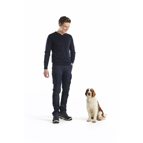 Blåkläder Service werkbroek stretch 14571830 | Donker marineblauw | Maat 62 - 7330509717479