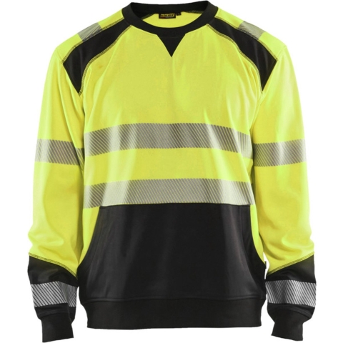 Blåkläder Sweatshirt High-Vis 35412528 | High-Vis Geel/Zwart | Maat M - 7330509609859